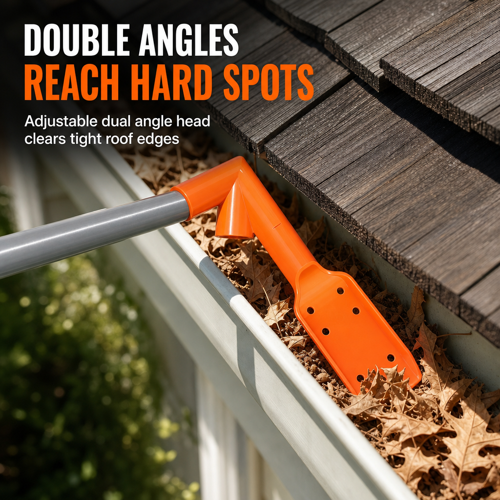 Gutter Cleaning Tool, Clean Easily Without a Ladder