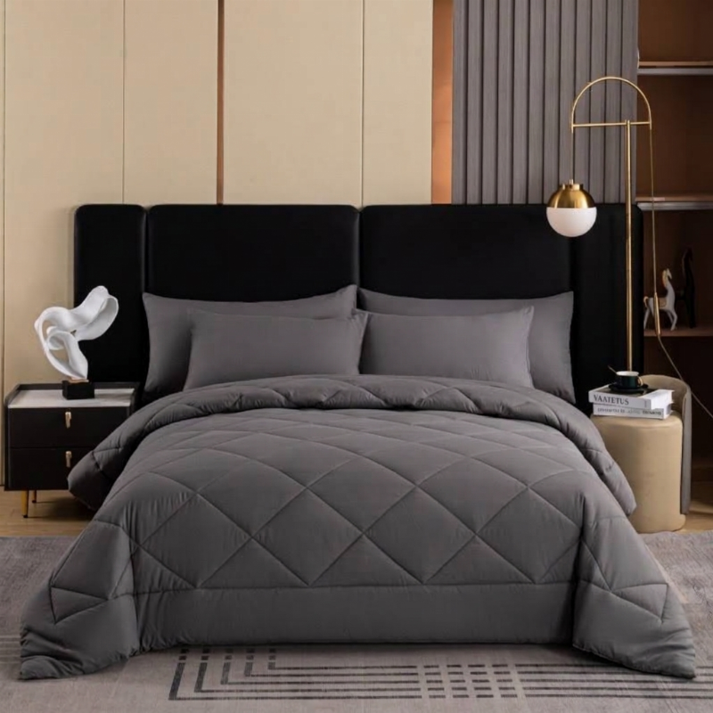 3-Piece Quilted Bedspread Set with Pillow Shams