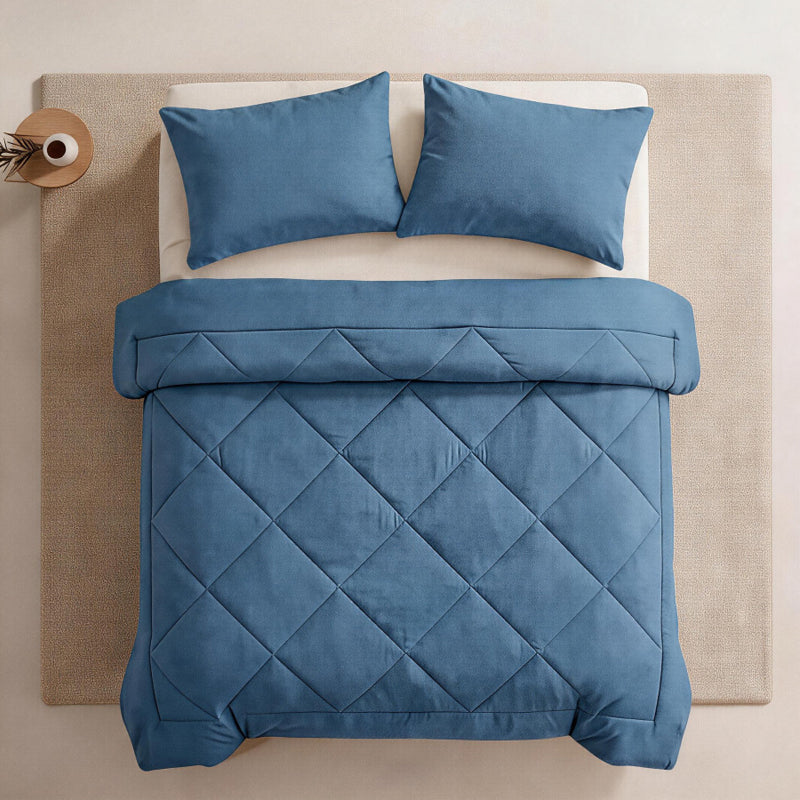 3-Piece Quilted Bedspread Set with Pillow Shams