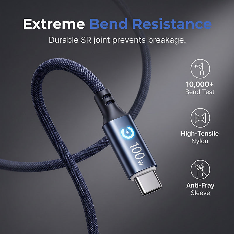 USB-C Fast Charging Cable with E-Marker Chip