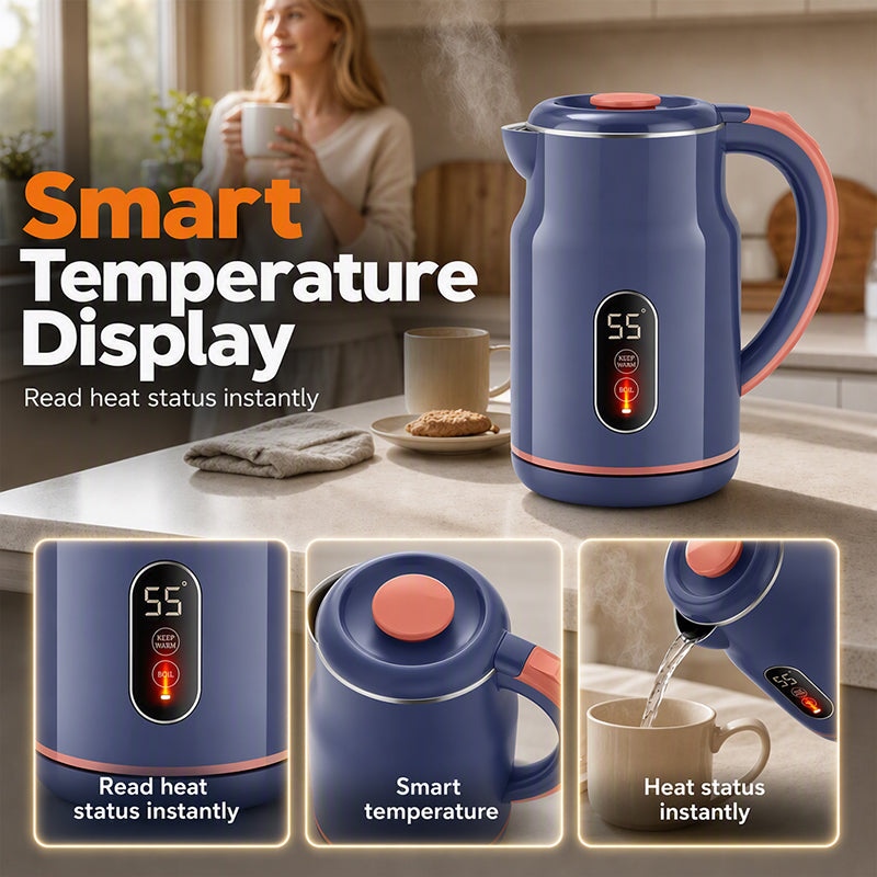 Smart Electric Kettle – Fast Boil, Constant Warmth, Safe Design