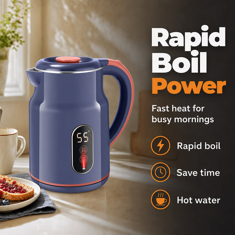 Smart Electric Kettle – Fast Boil, Constant Warmth, Safe Design