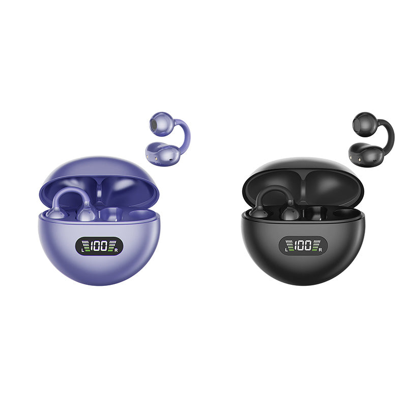 Clip-On Open Ear Bluetooth Earbuds