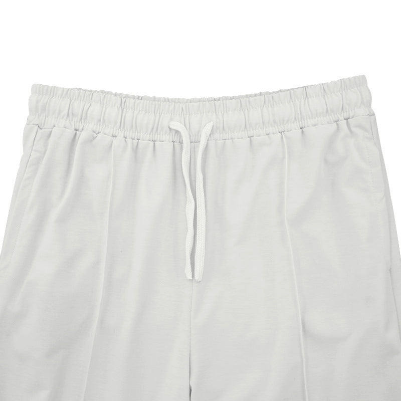 Men's Drawstring Straight-Leg Pants
