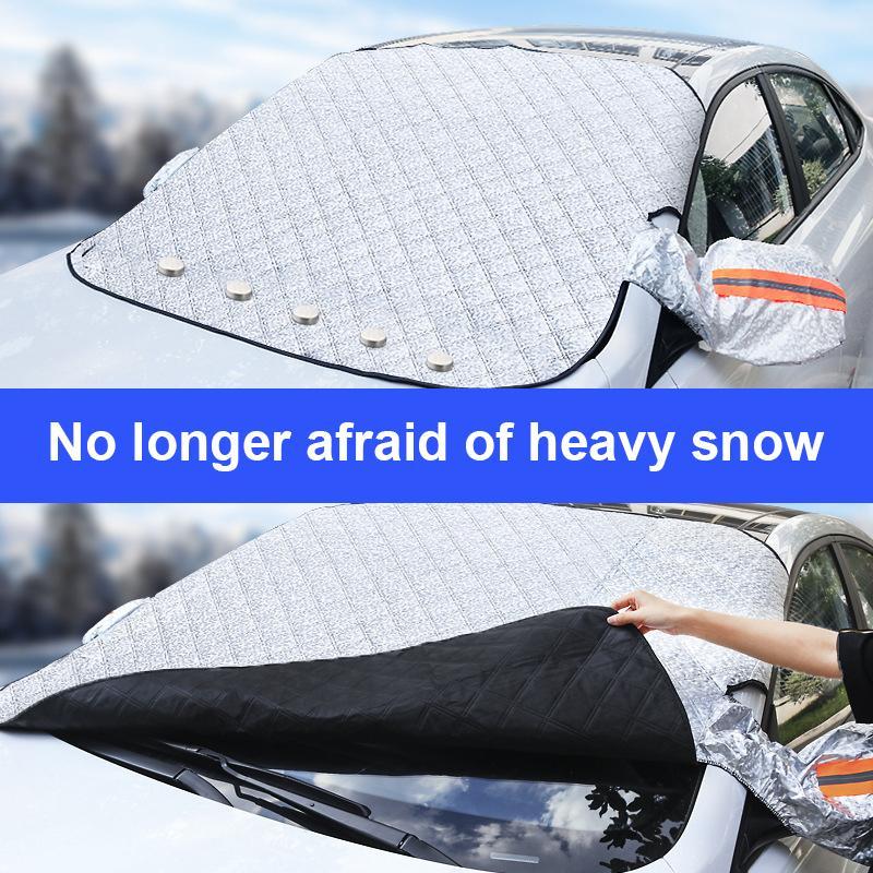 Front Windshield Cover – Four Seasons Protection, Frost Protection & High Quality – Perfect for Cars, Vans and SUVs
