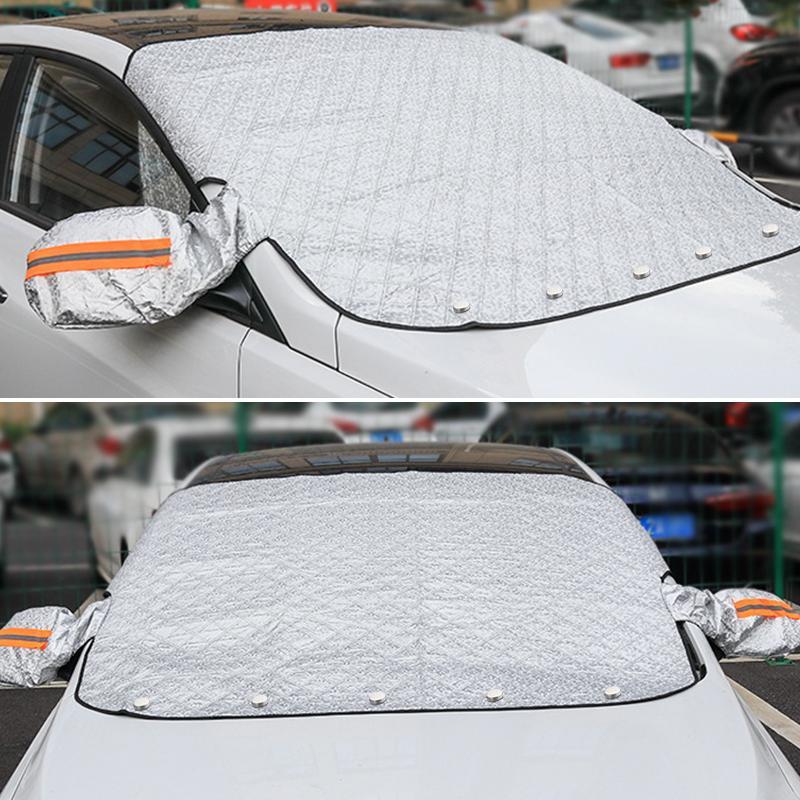 Front Windshield Cover – Four Seasons Protection, Frost Protection & High Quality – Perfect for Cars, Vans and SUVs