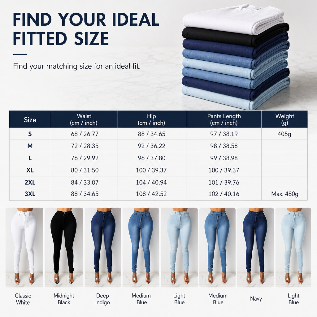 High-Waisted Stretch Pencil Pants