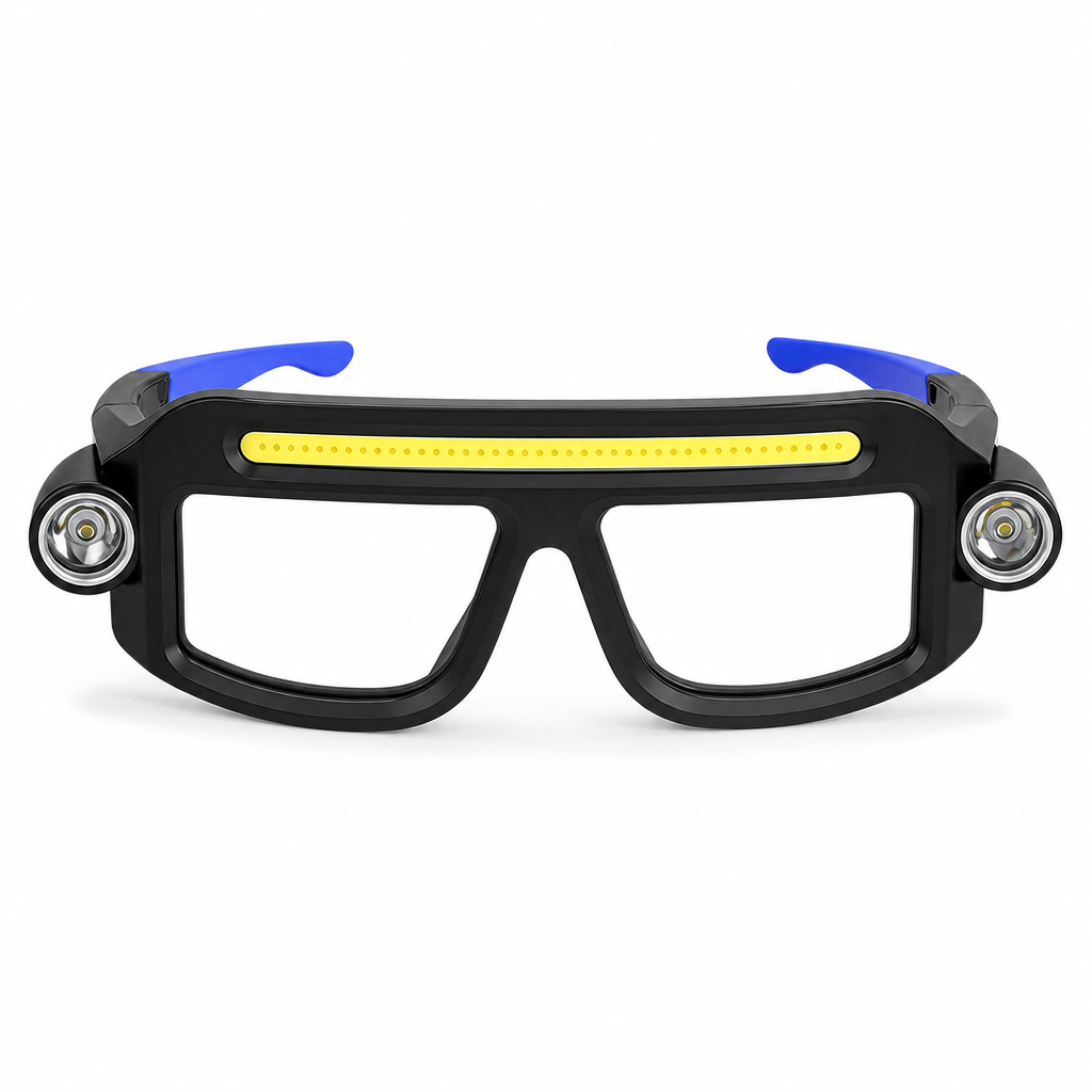 Rechargeable Dual-Lamp Glasses Light