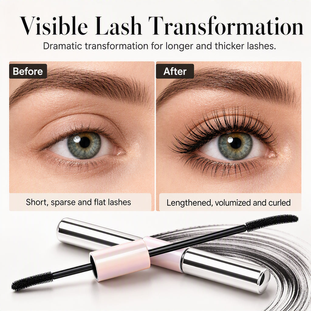 Waterproof Volumizing Mascara with Double Brush