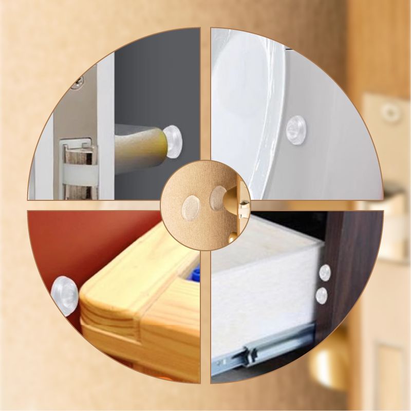 Self-Adhesive Shock Absorbers for Cabinet Doors
