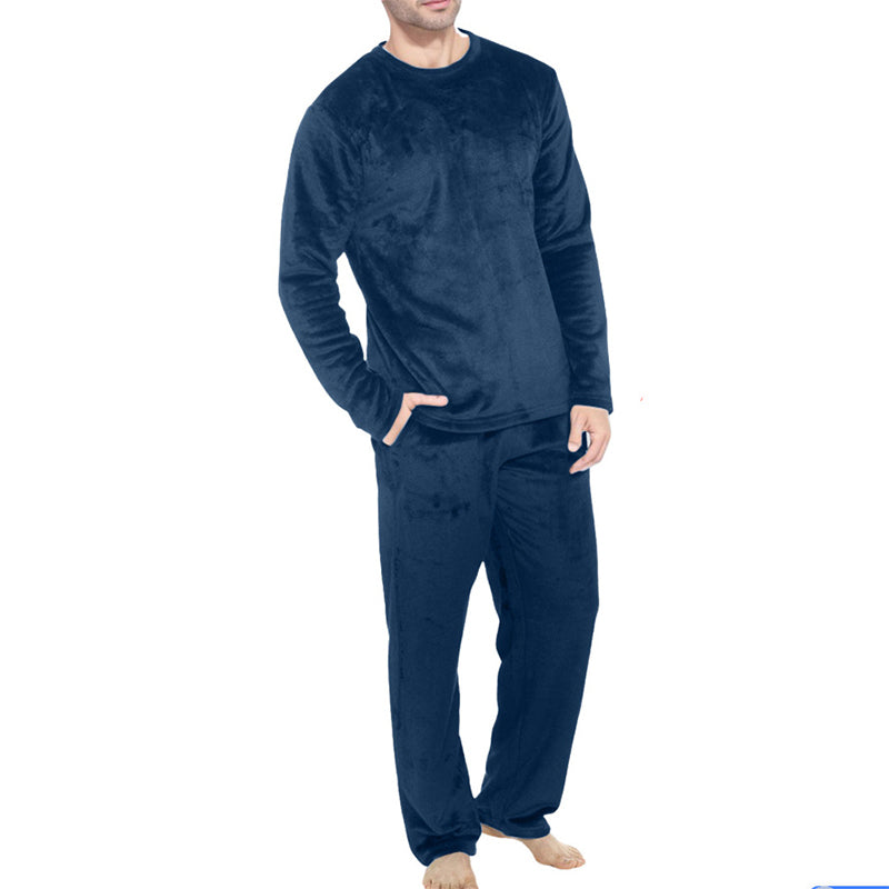 Comfortable Thermal Velour Pajama Set for Men