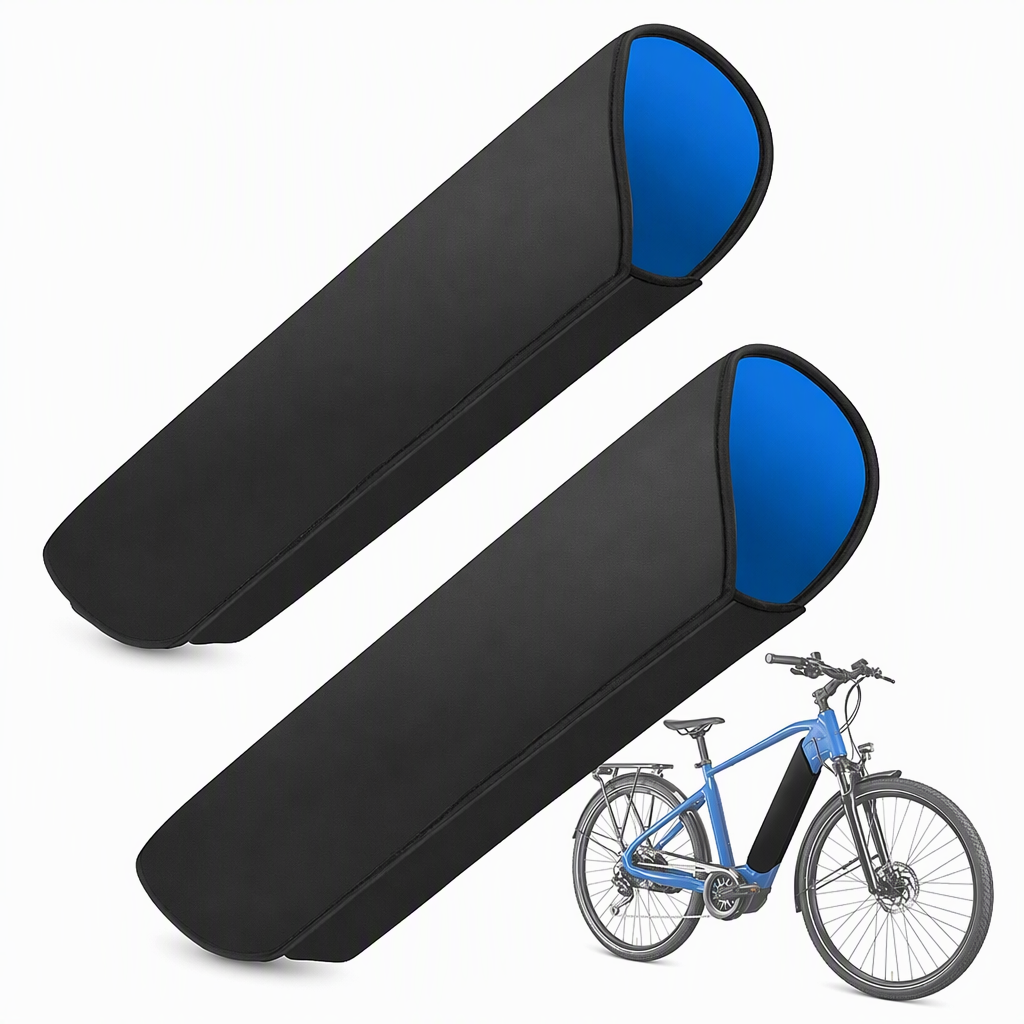 Lithium Battery Cover for Electric Bike, Waterproof, Dustproof and Cold-Resistant Protective Sleeve for Electric Bike Frame, Neoprene