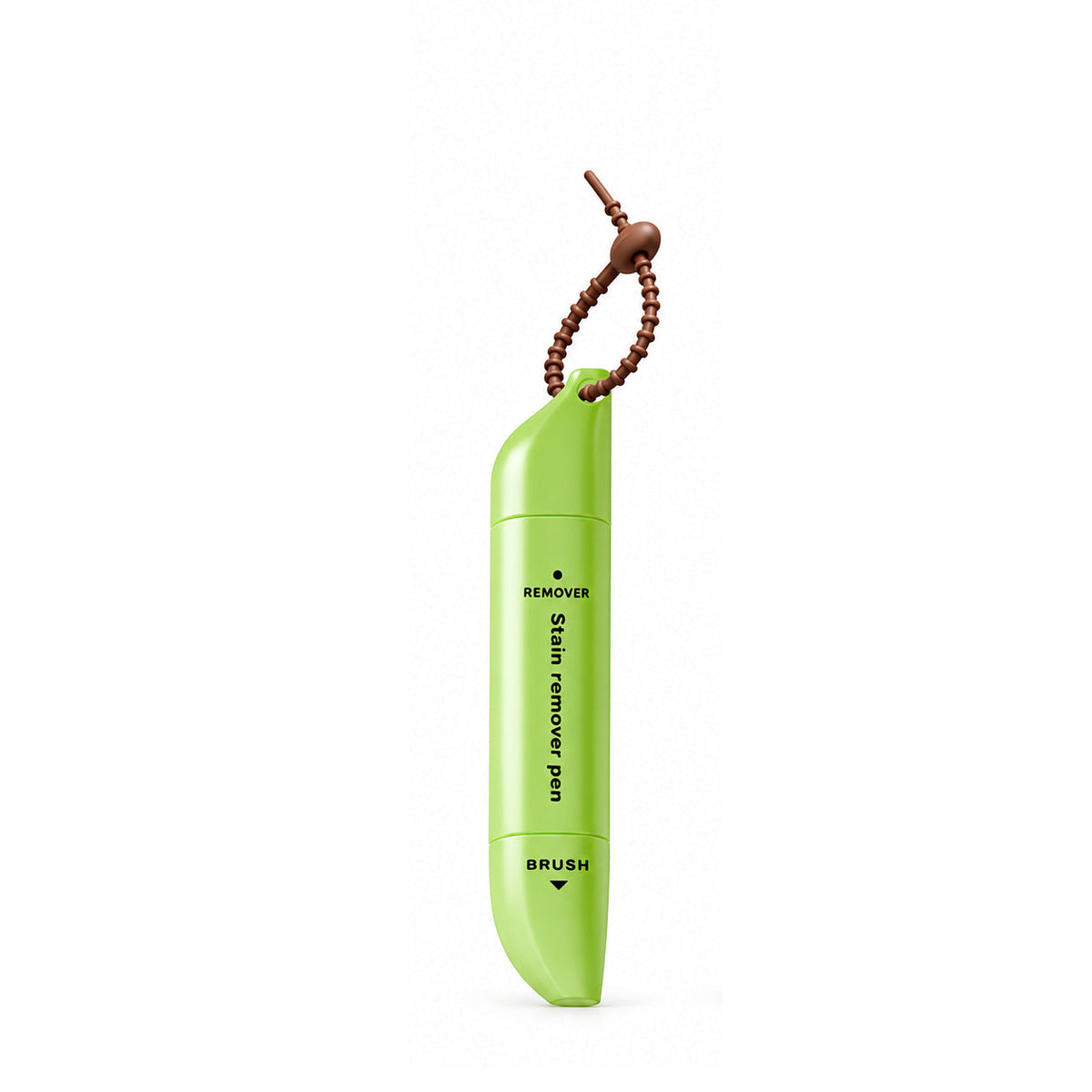 Portable Dual-Head Stain Remover Pen – Roller Ball & Brush, Water-Free, for Makeup/Grease/Coffee/Wine, 15 ml, Yellow or Green