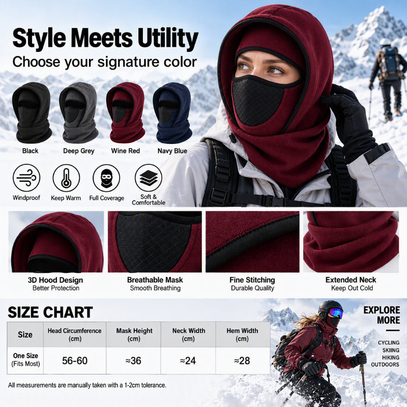 Windproof Warming Balaclava Face Mask