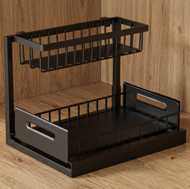 2-Tier Pull-Out Under-Sink Organizer