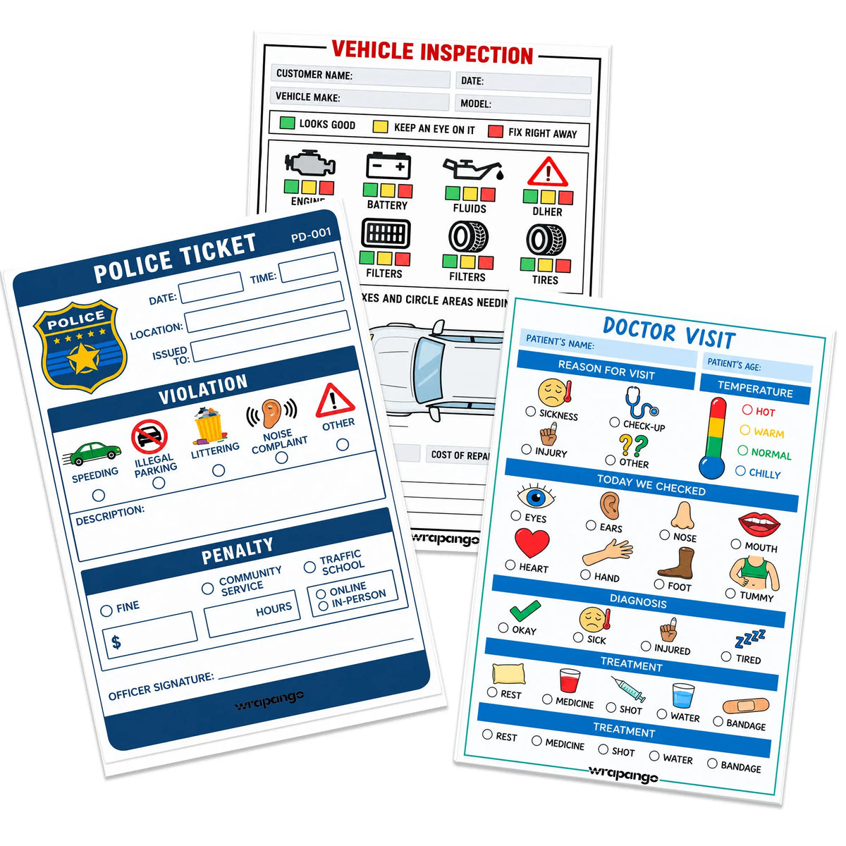 Play Pretend Notepads