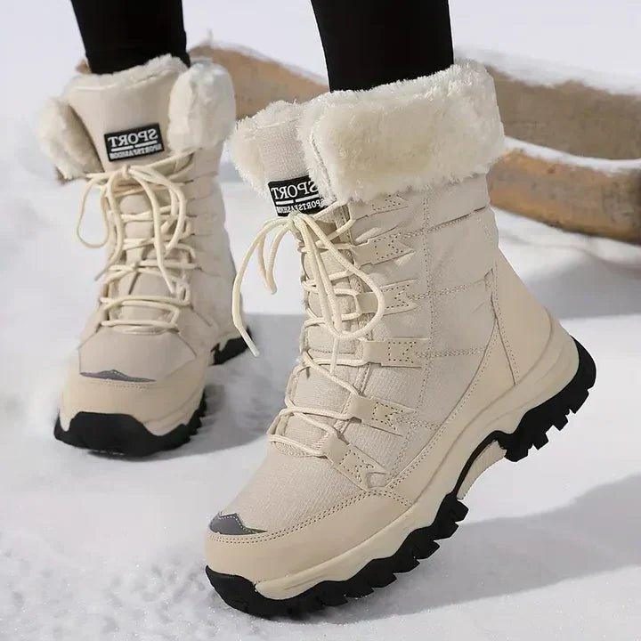 Women's Waterproof Winter Boots Faux Fur