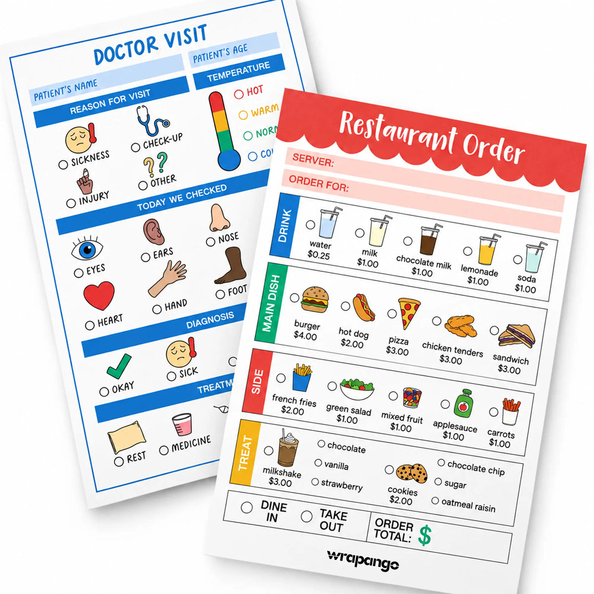 Play Pretend Notepads