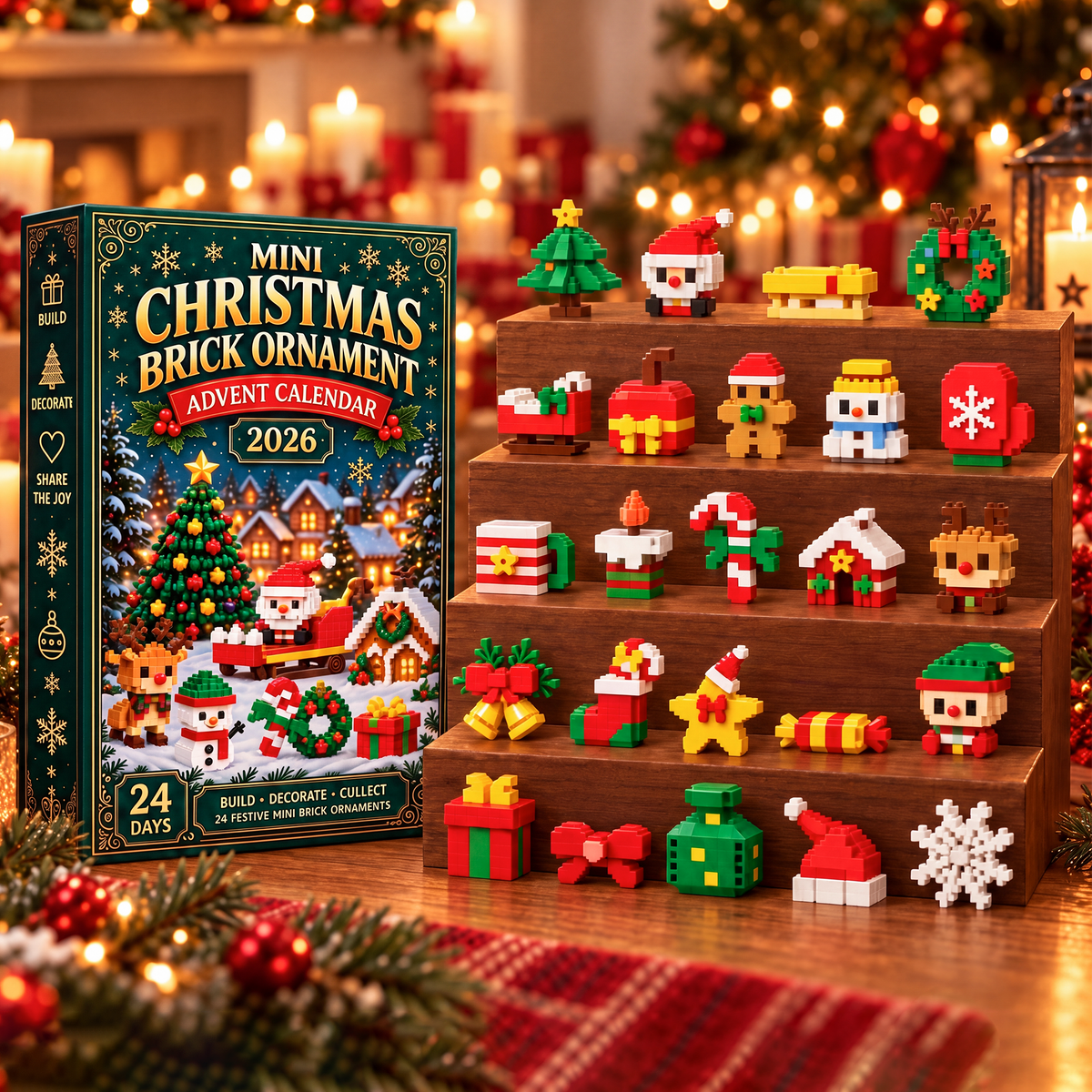 Christmas Advent Calendar in Bricks