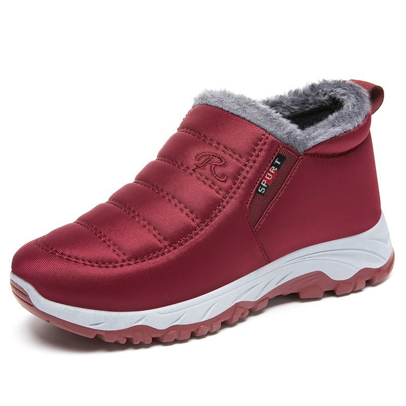 Men and Women Easy Slip On Fleece Lined Winter Boots