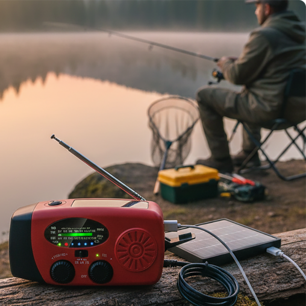Multifunctional Portable Solar Emergency Radio