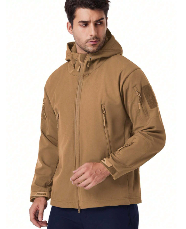 Waterproof, Windproof Outdoor Set: Jacket and Trousers with Fleece Lining